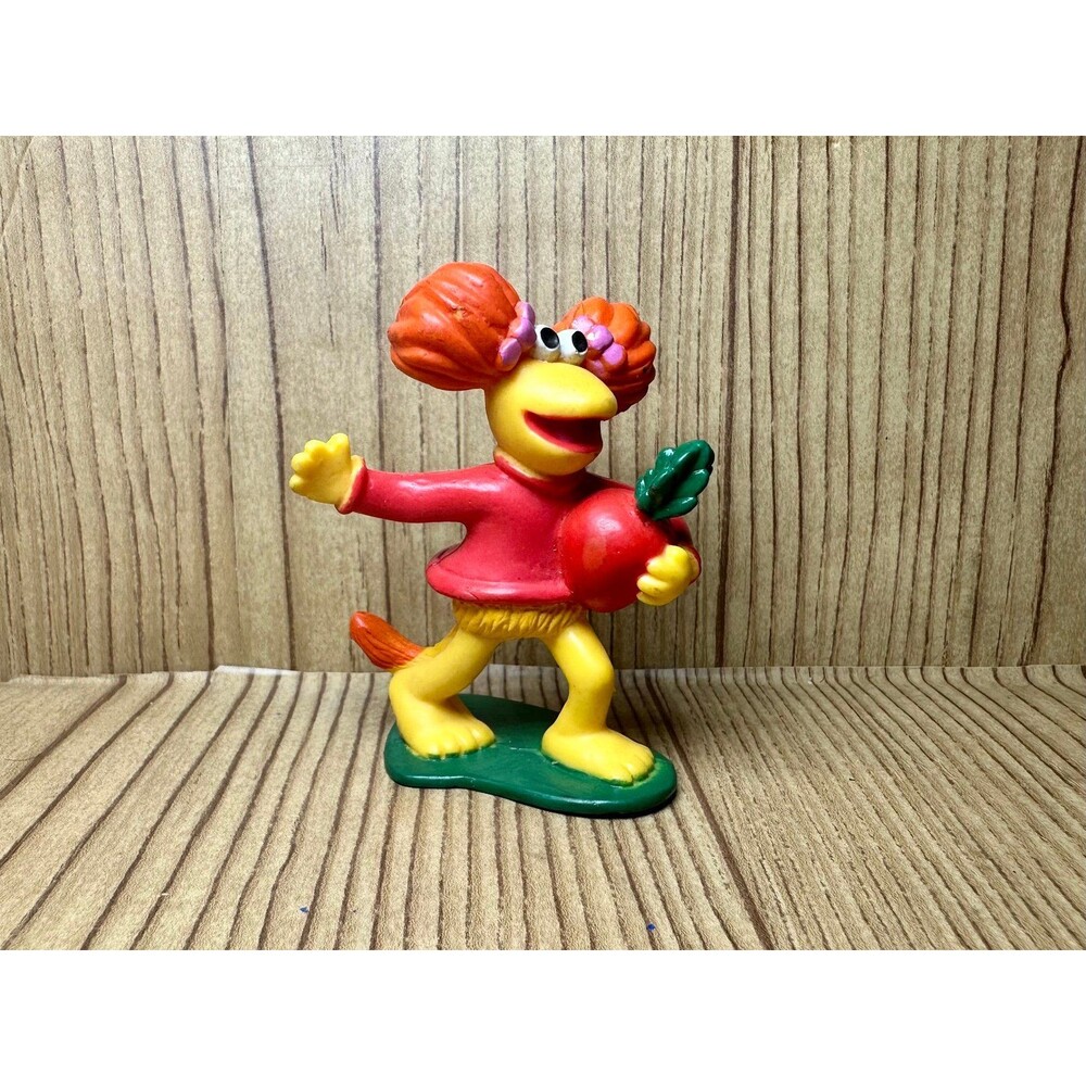 Vintage 1988 Jim Henson Fraggle Rock Red PVC Figure Muppets Cake Topper